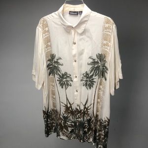 Croft & Barrow California themed Cabana Shirt Lg